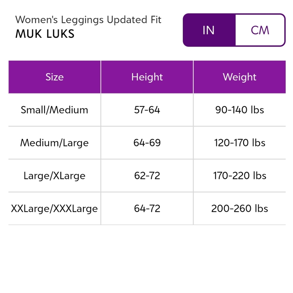 MUK LUKS Charcoal Non-Lined Leggings. - Picture 4 of 4